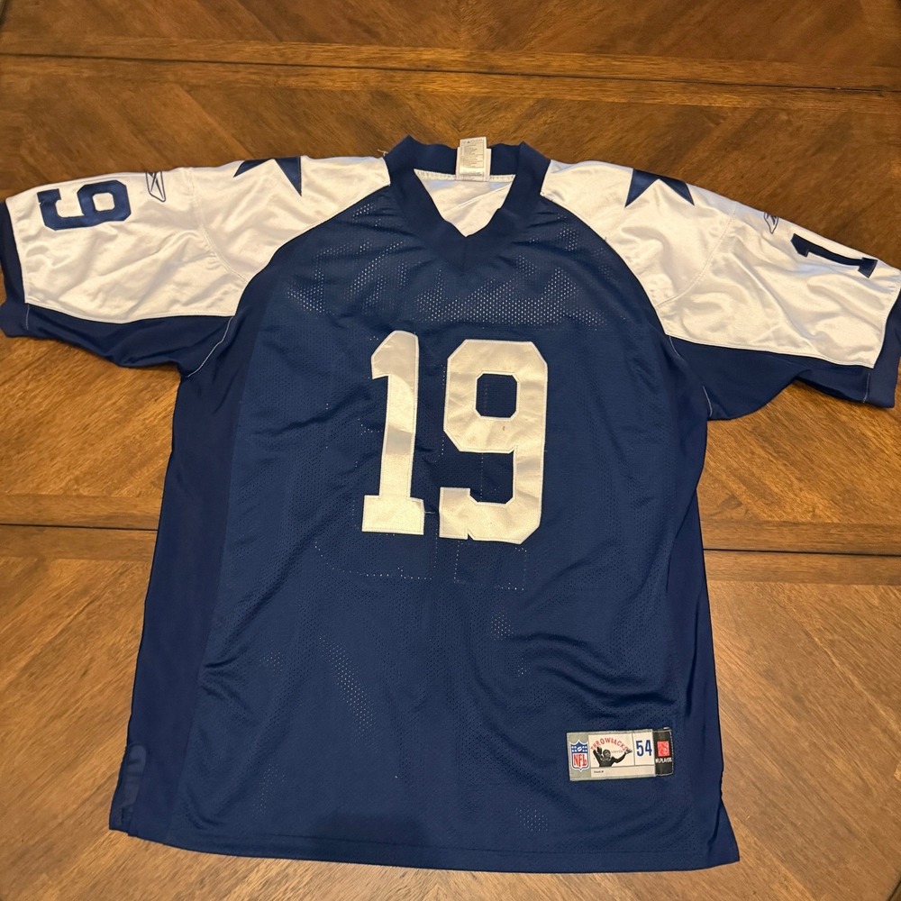 Reebok Dallas Cowboys Miles Austin 19 Throwback Jersey Mens 54 Navy Blue NFL
